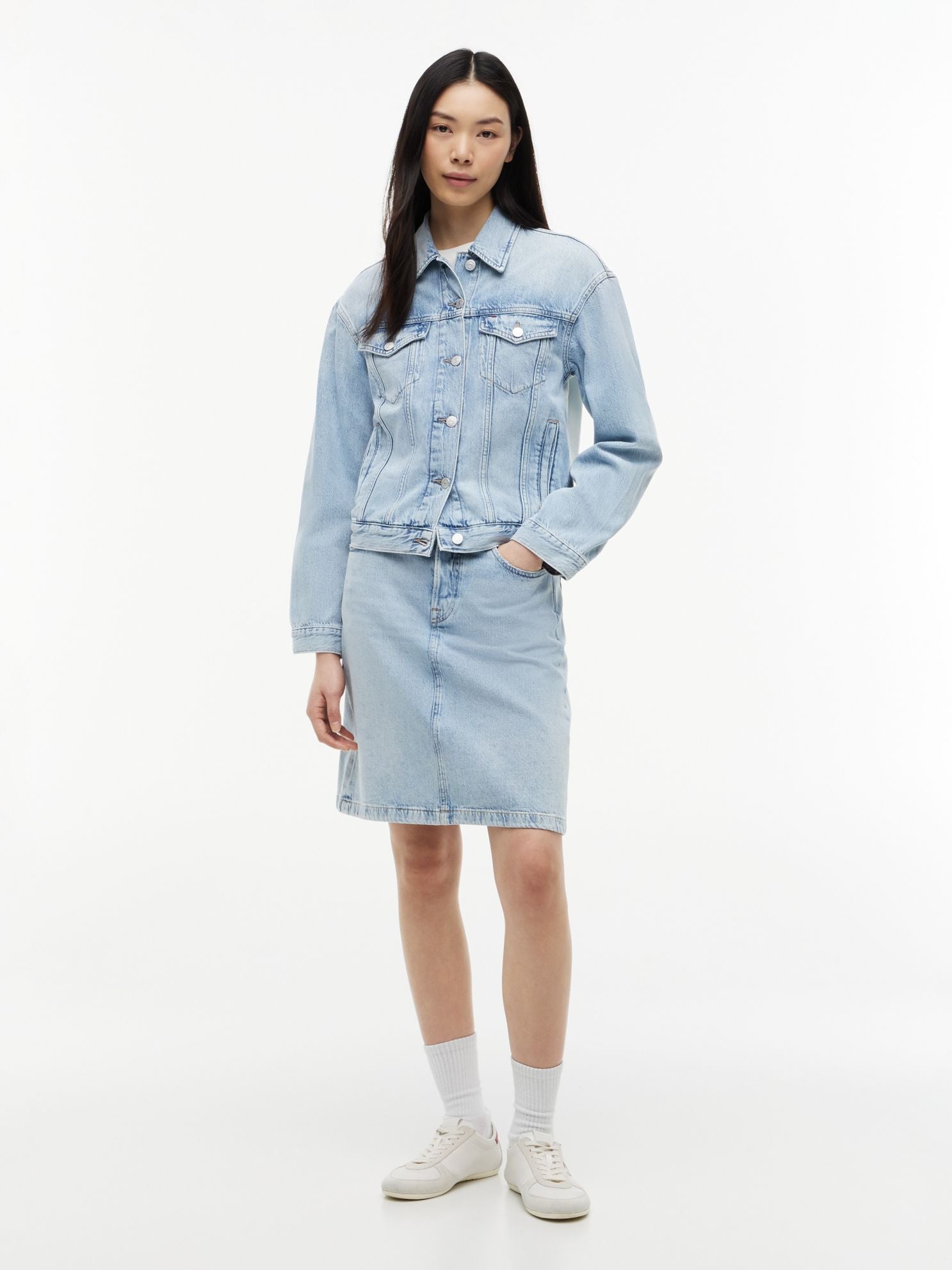 Tommy Hilfiger Tommy Jeans Flag Logo Denim Jacket