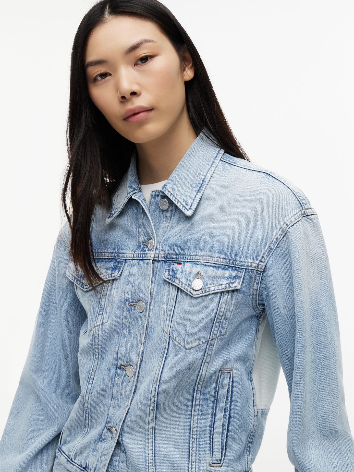 Tommy Hilfiger Tommy Jeans Flag Logo Denim Jacket