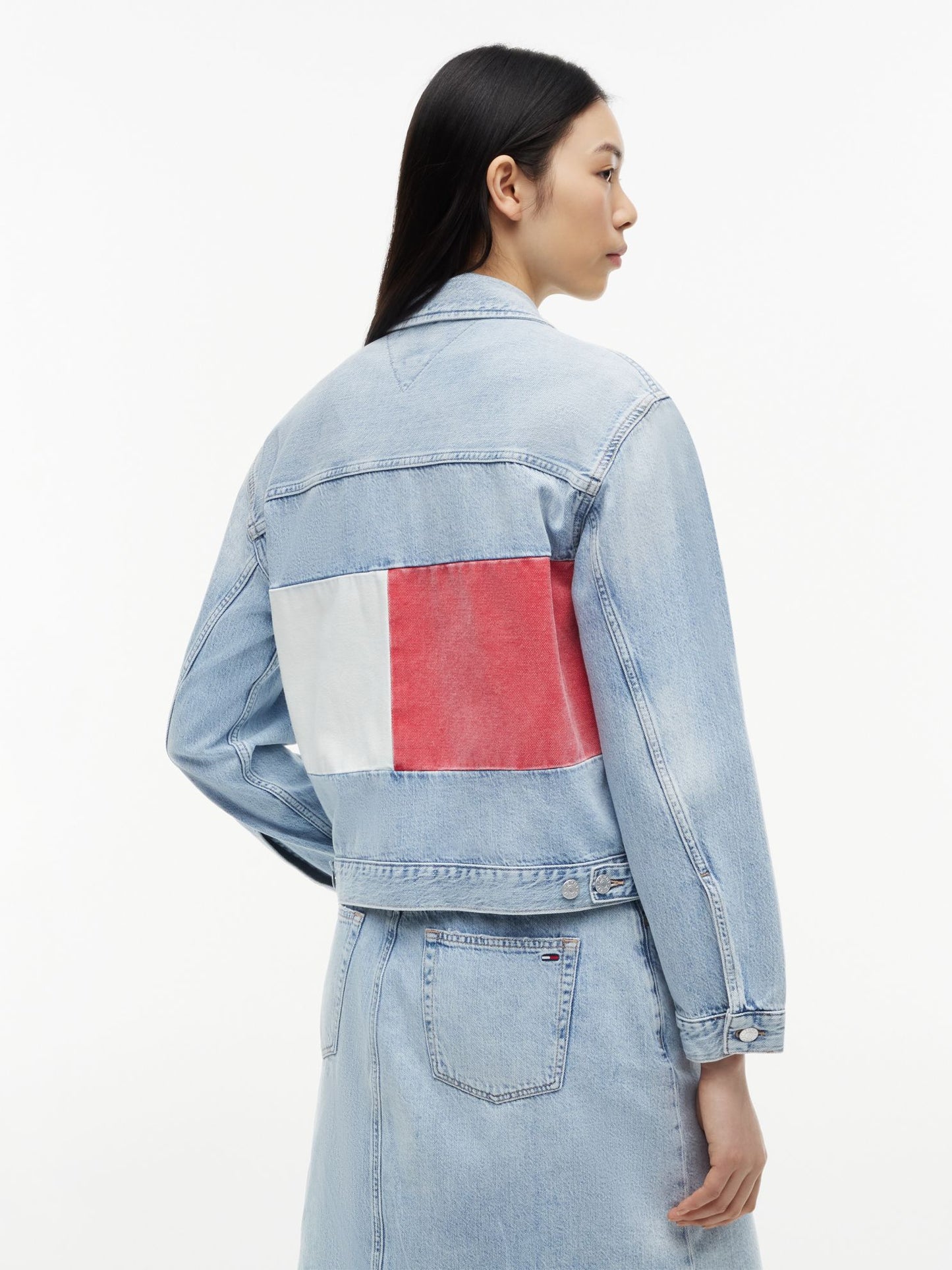 Tommy Hilfiger Tommy Jeans Flag Logo Denim Jacket