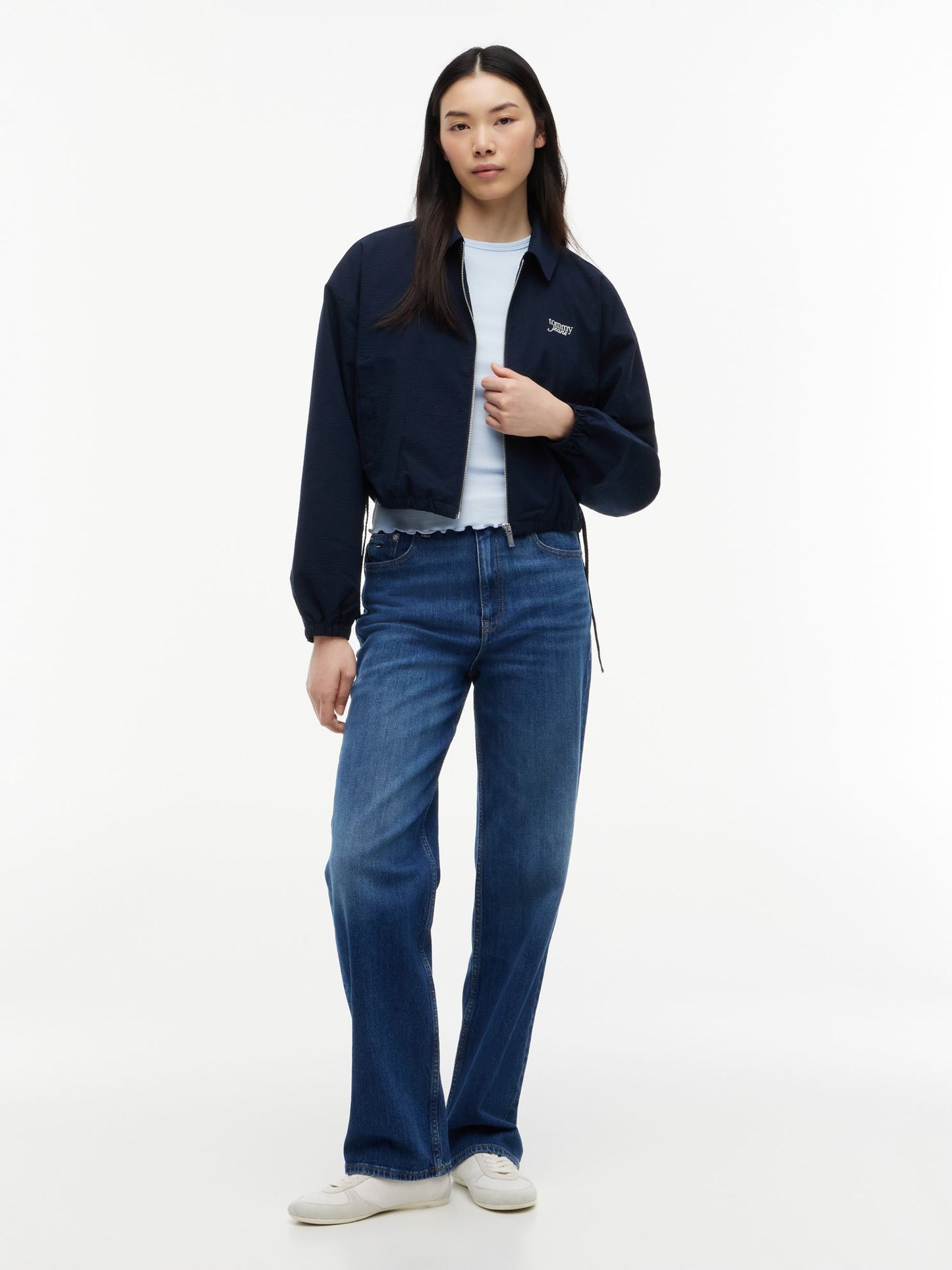 Tommy Hilfiger Tommy Jeans Seersucker Zip Jacket