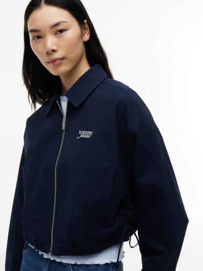 Tommy Hilfiger Tommy Jeans Seersucker Zip Jacket