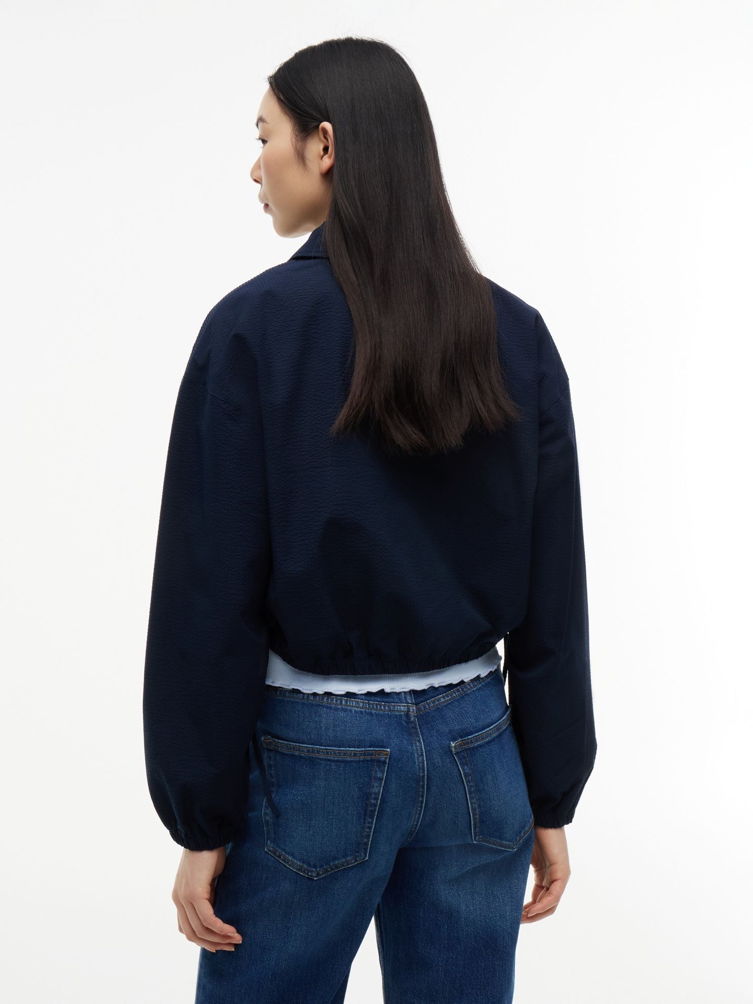 Tommy Hilfiger Tommy Jeans Seersucker Zip Jacket