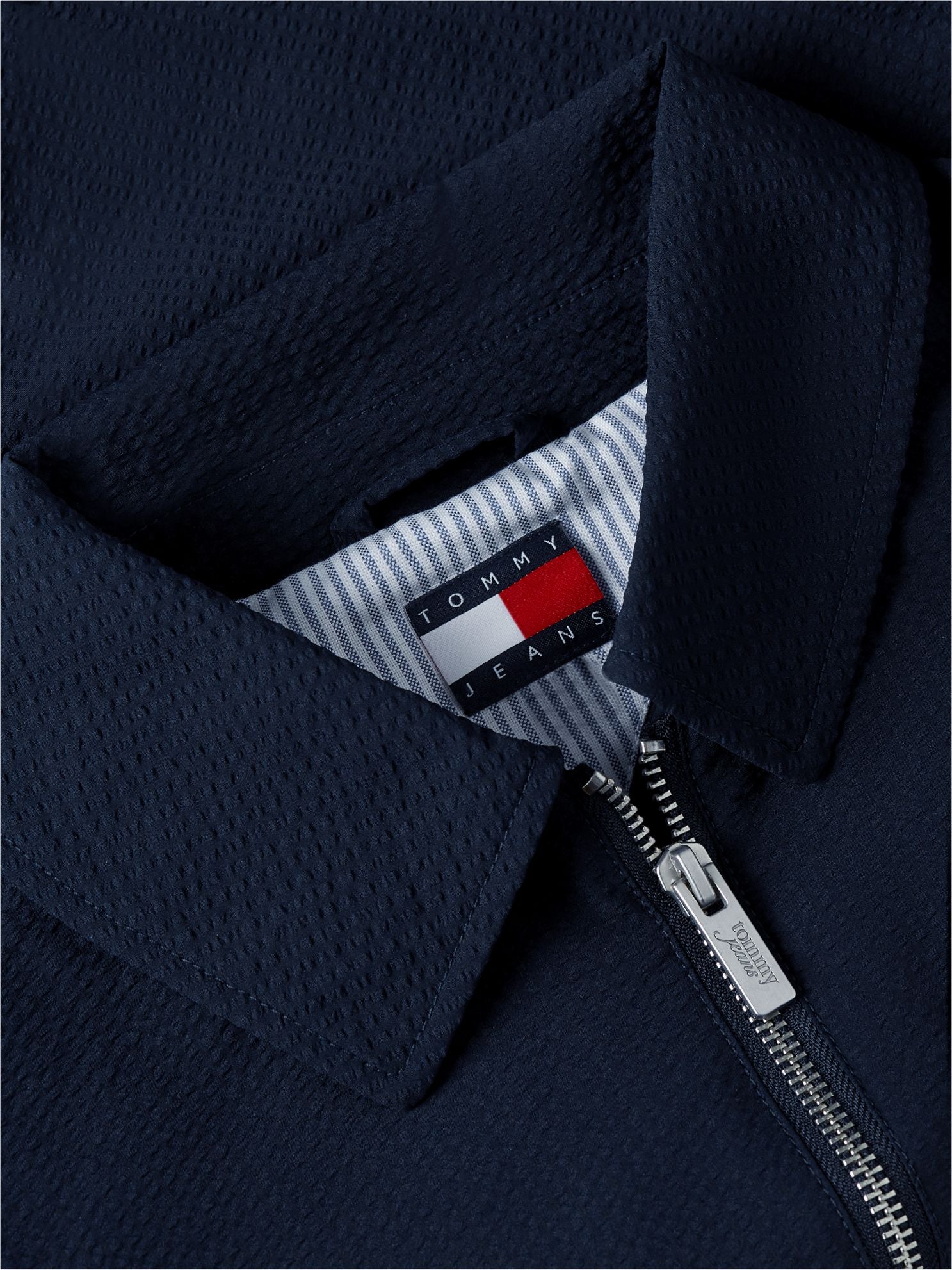 Tommy Hilfiger Tommy Jeans Seersucker Zip Jacket