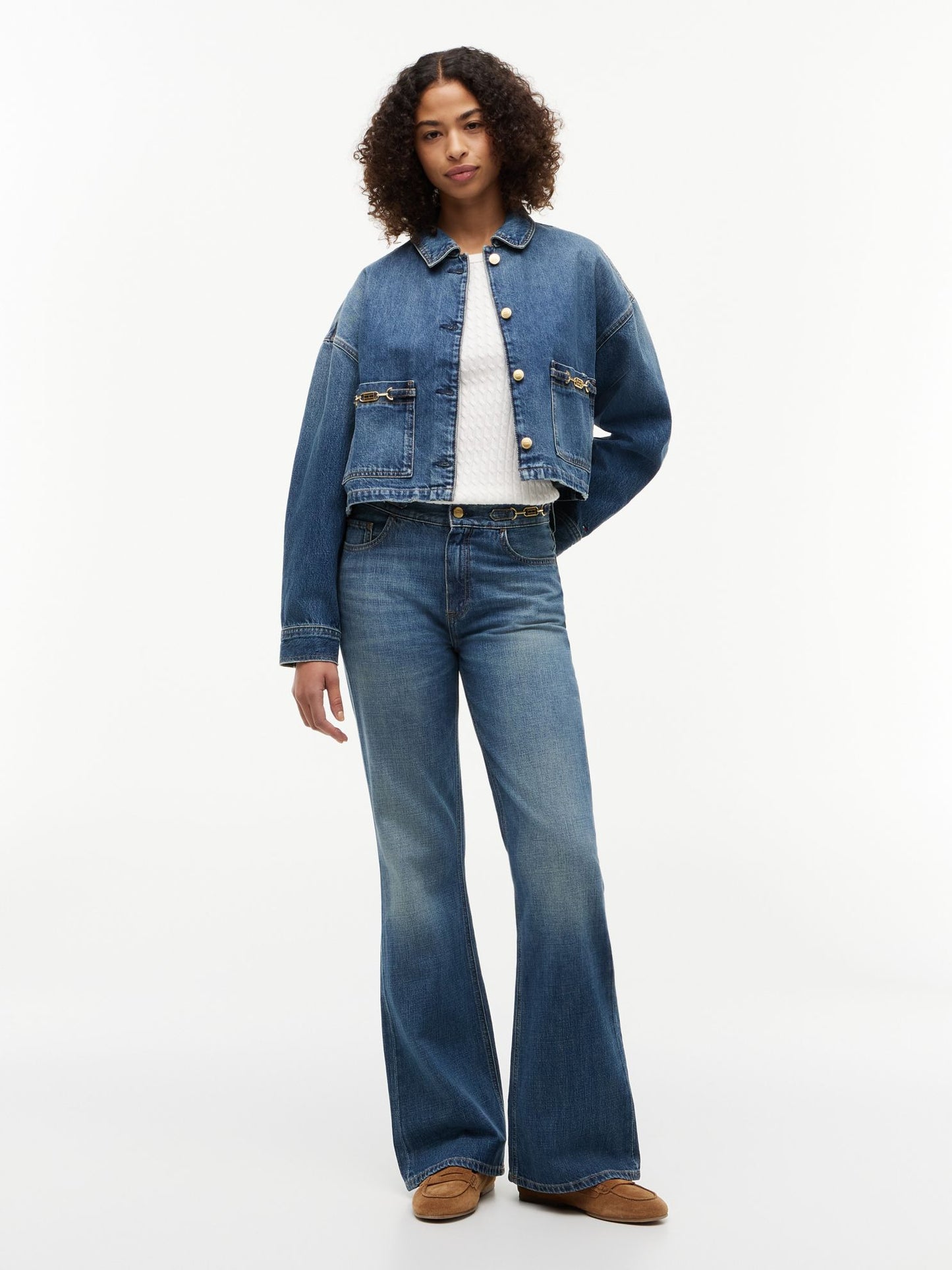 Tommy Hilfiger Cropped Denim Jacket