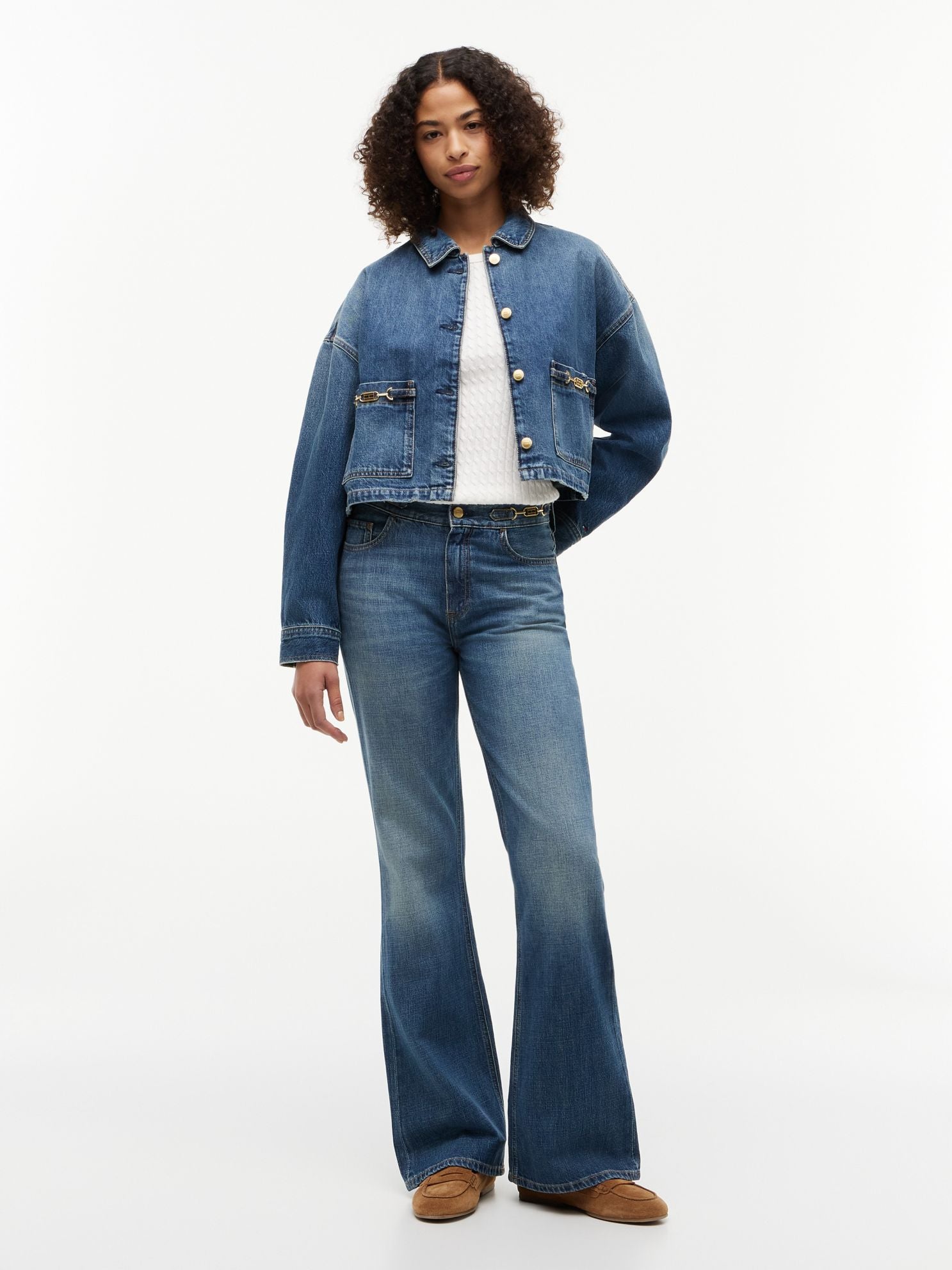 Tommy Hilfiger Cropped Denim Jacket