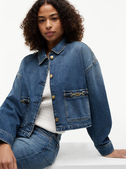 Tommy Hilfiger Cropped Denim Jacket