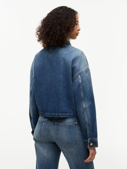 Tommy Hilfiger Cropped Denim Jacket