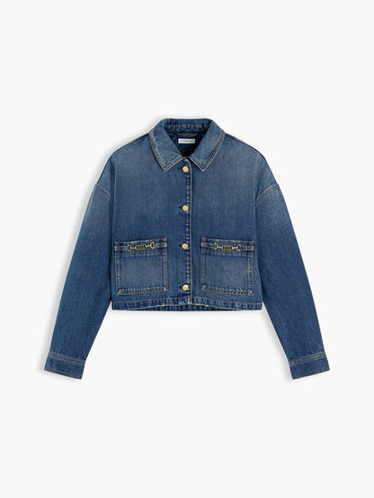 Tommy Hilfiger Cropped Denim Jacket