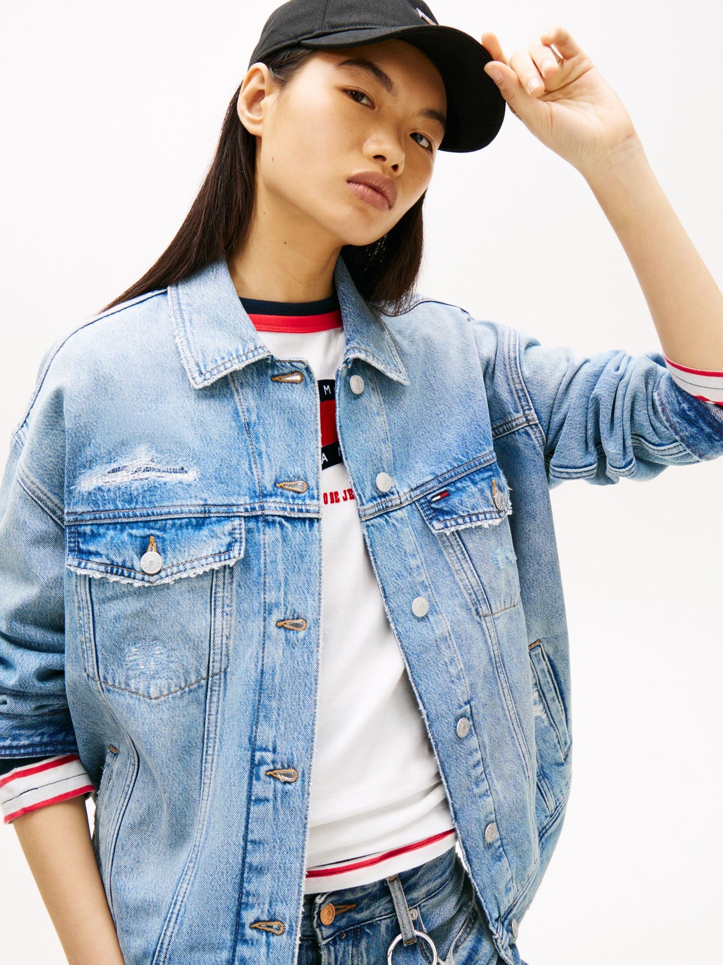 Tommy Hilfiger Tommy Jeans Distressed Denim Jacket