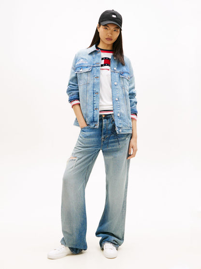 Tommy Hilfiger Tommy Jeans Distressed Denim Jacket