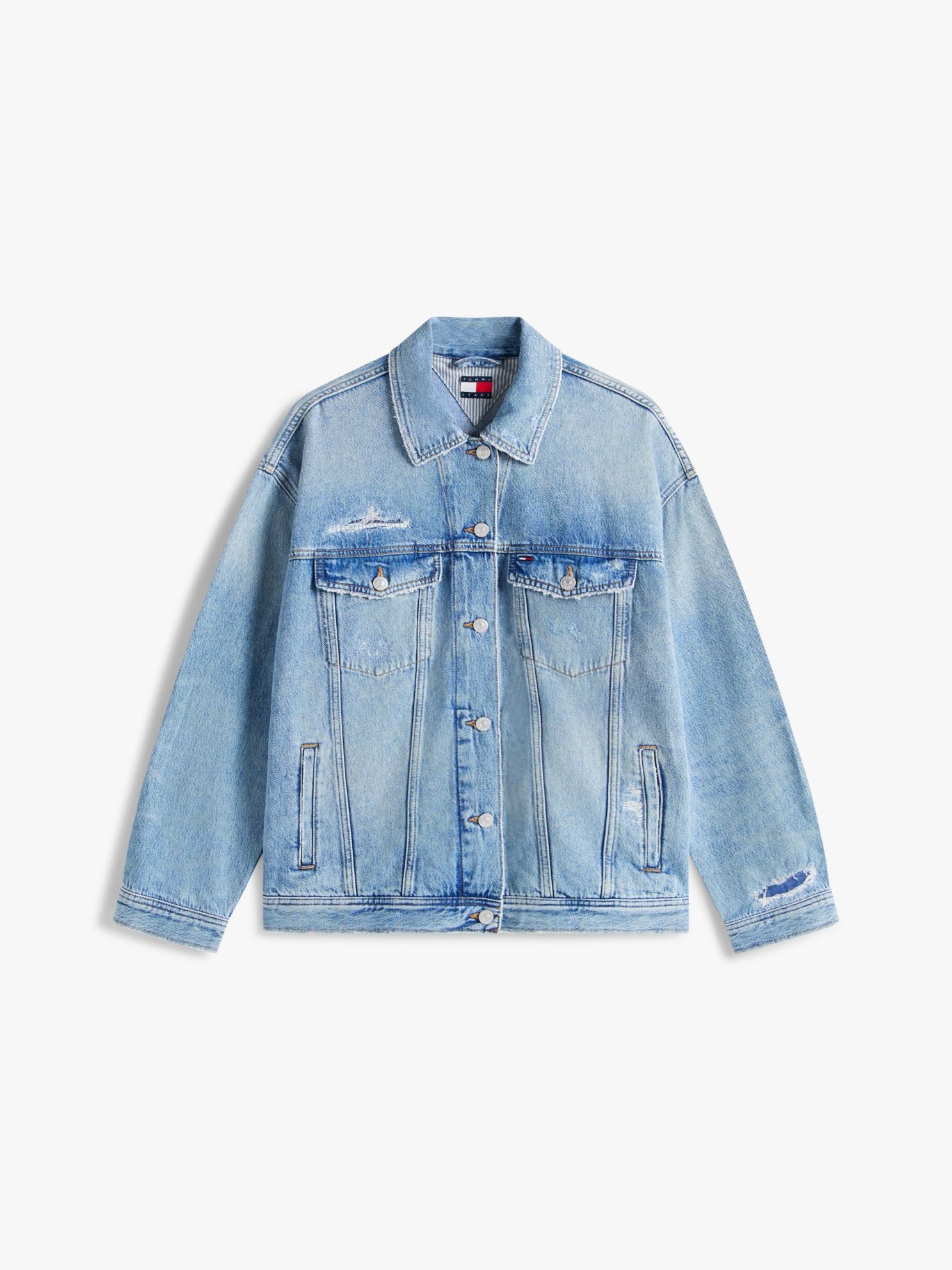 Tommy Hilfiger Tommy Jeans Distressed Denim Jacket