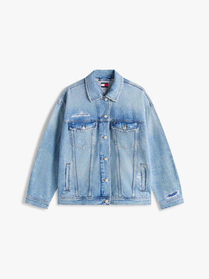 Tommy Hilfiger Tommy Jeans Distressed Denim Jacket
