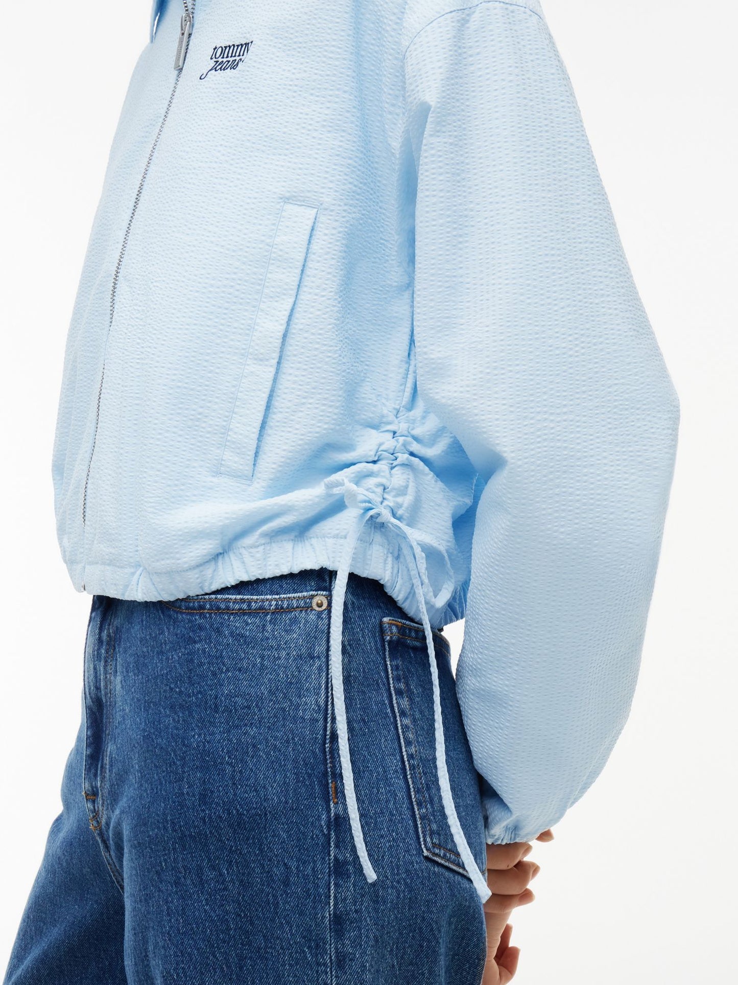 Tommy Hilfiger Tommy Jeans Seersucker Zip Jacket