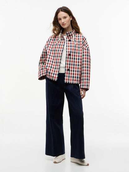 Tommy Hilfiger Water-Repellent Relaxed Checked Parka