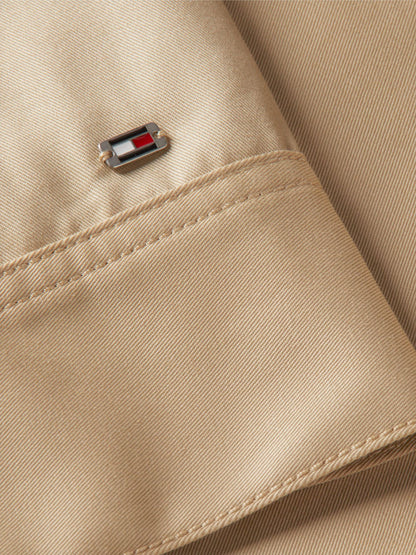Tommy Hilfiger Script Monogram Twill Cropped Jacket