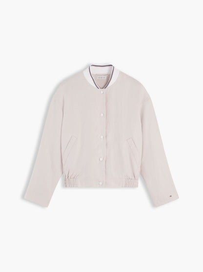 Tommy Hilfiger Linen Bomber Jacket