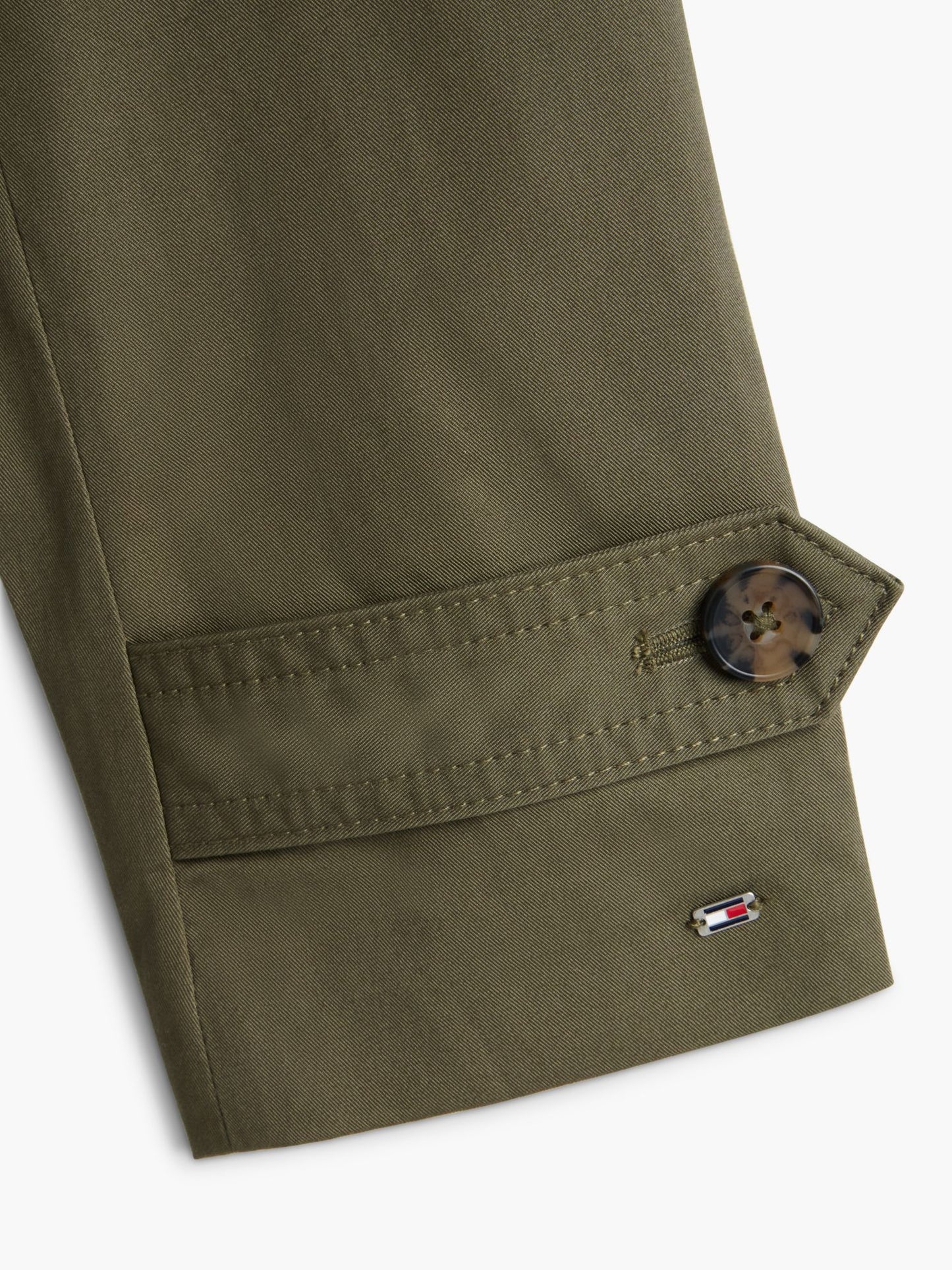 Tommy Hilfiger Double-Breasted Belted Trench Coat