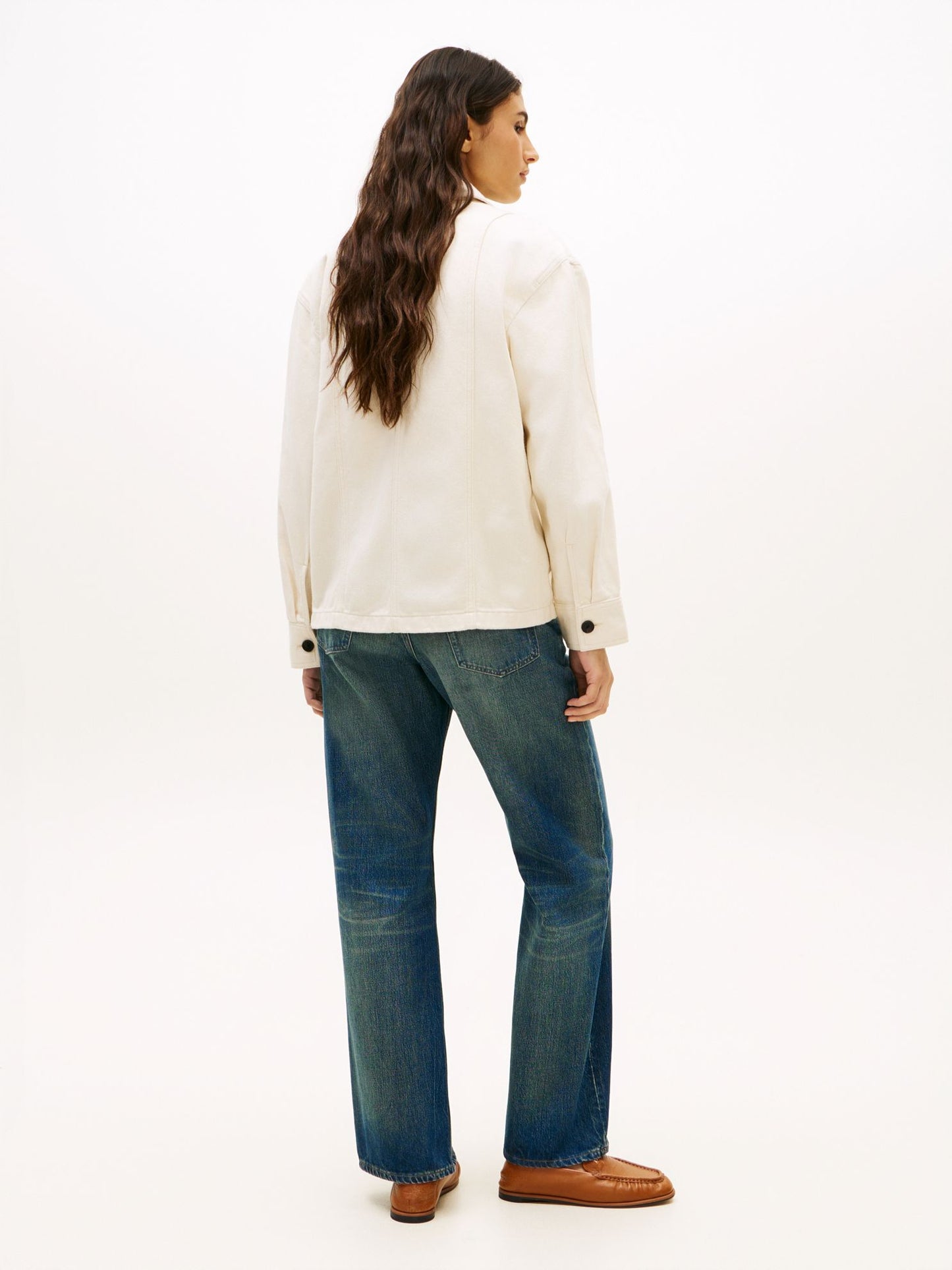 Tommy Hilfiger Oversized Twill Utility Shirt Jacket