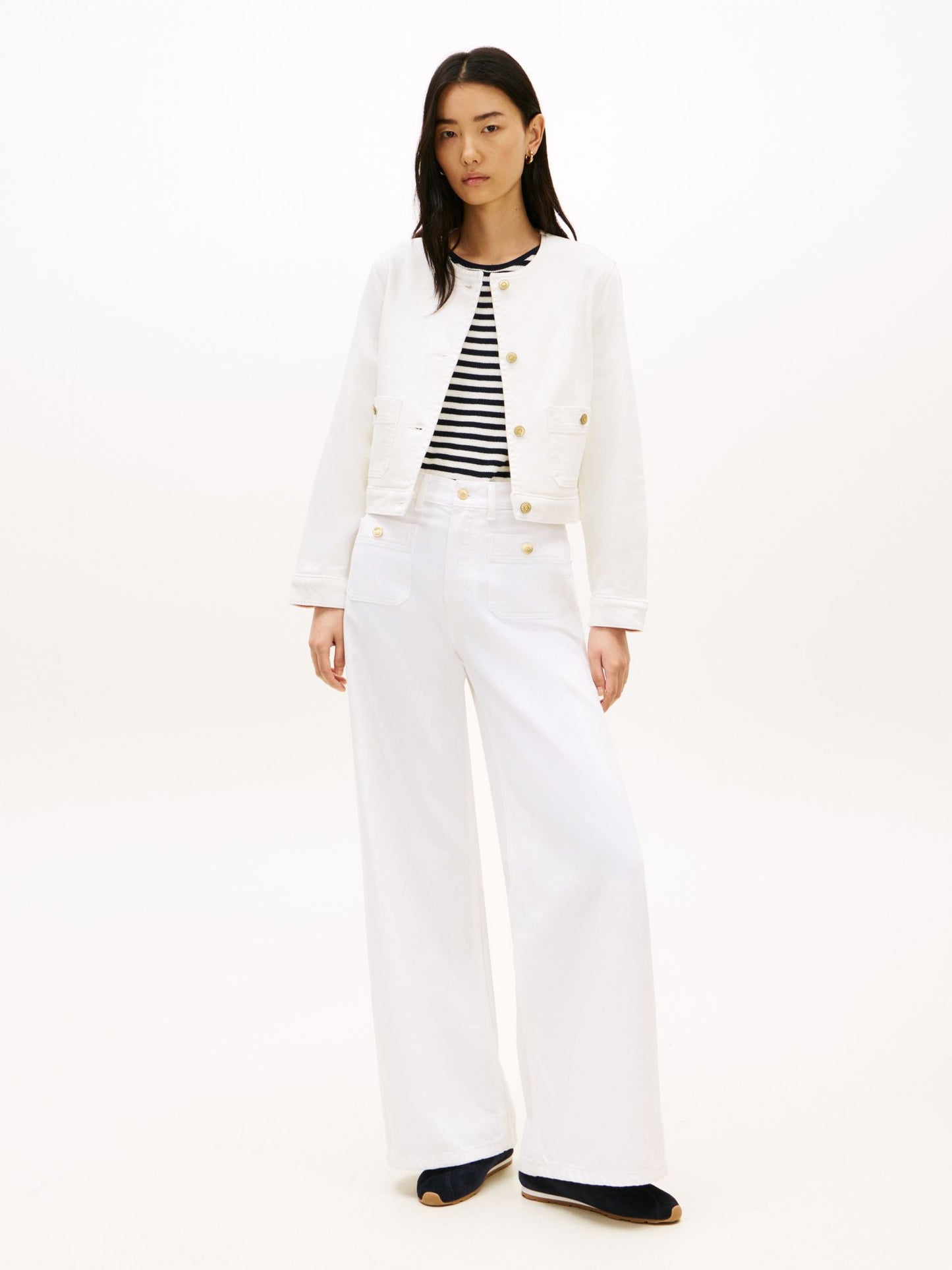 Tommy Hilfiger White Denim Lady Jacket