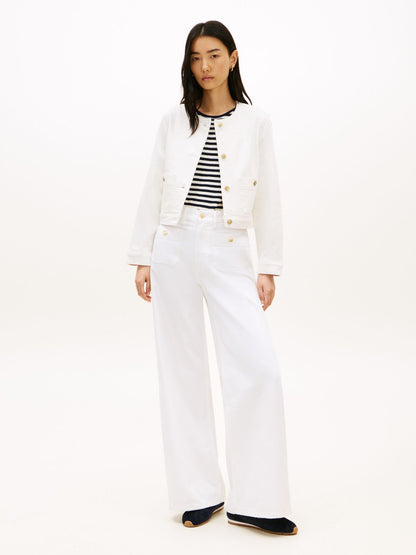 Tommy Hilfiger White Denim Lady Jacket