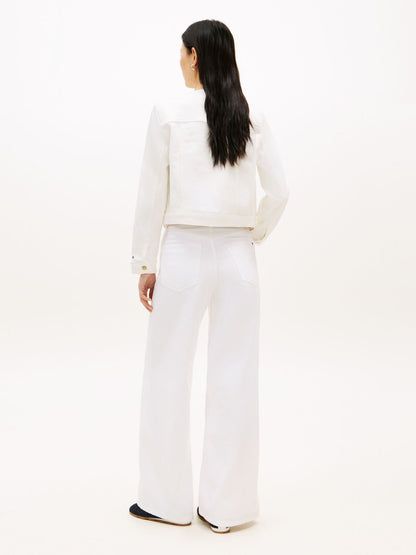 Tommy Hilfiger White Denim Lady Jacket