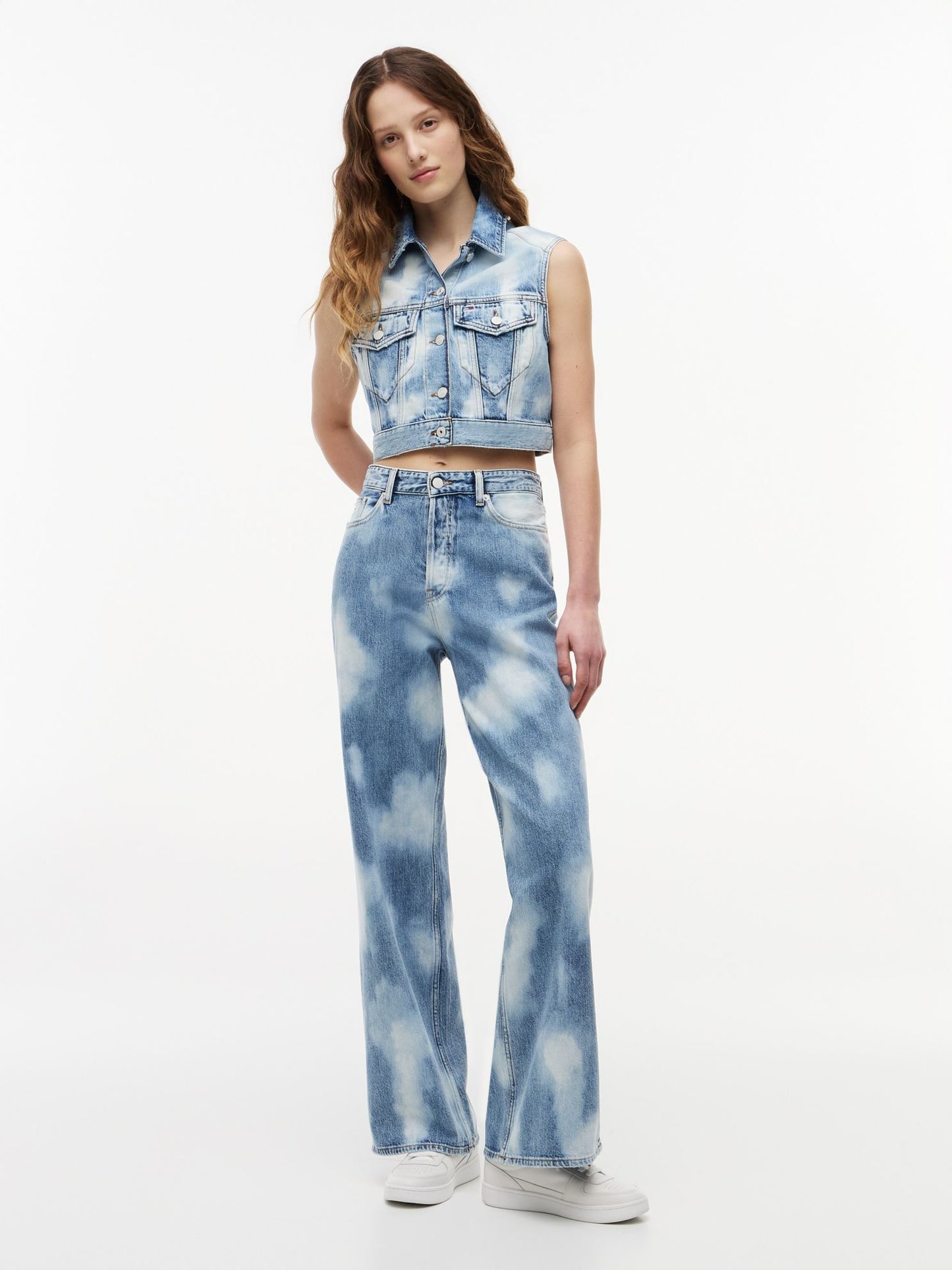 Tommy Hilfiger Tommy Jeans Cropped Denim Vest