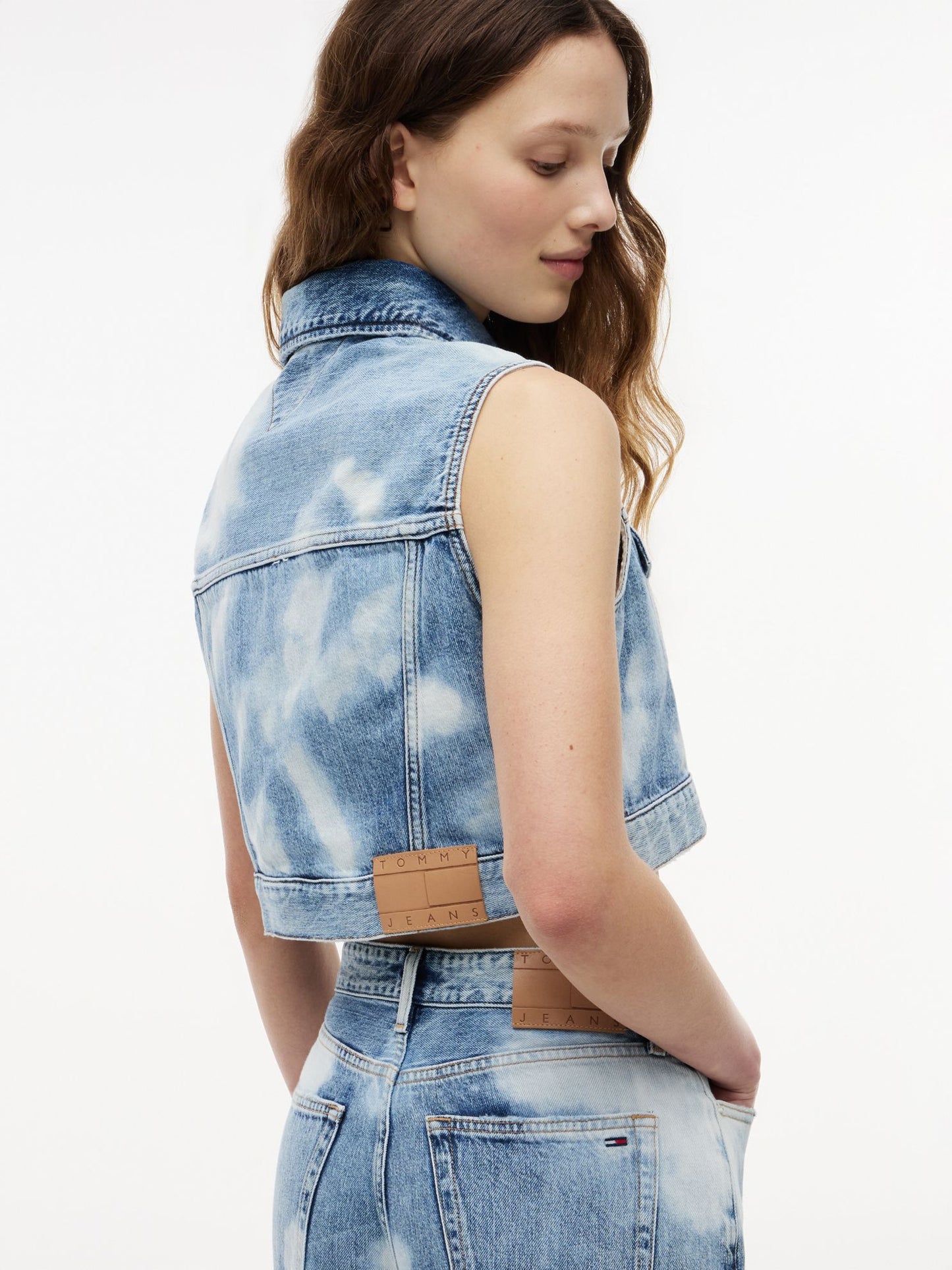 Tommy Hilfiger Tommy Jeans Cropped Denim Vest