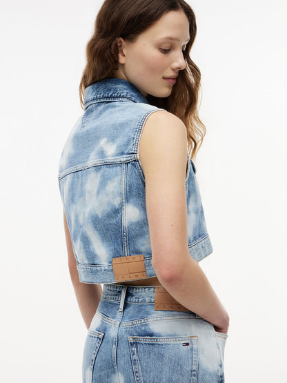Tommy Hilfiger Tommy Jeans Cropped Denim Vest