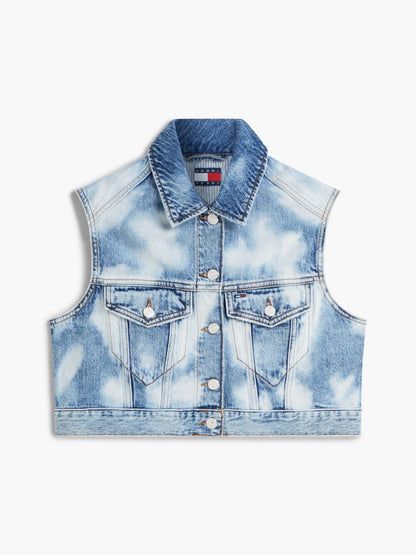 Tommy Hilfiger Tommy Jeans Cropped Denim Vest