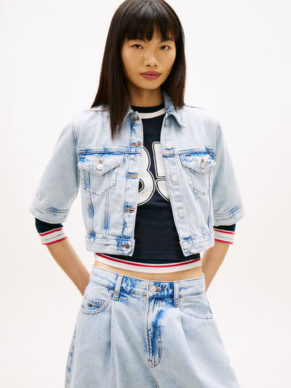 Tommy Hilfiger Tommy Jeans Short-Sleeve Denim Jacket
