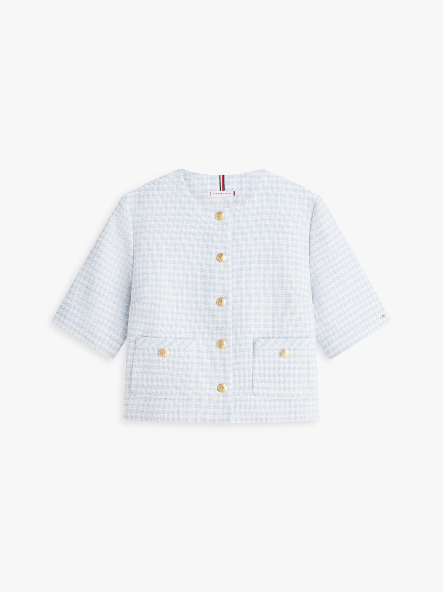 Tommy Hilfiger Short-Sleeve Tweed Lady Jacket