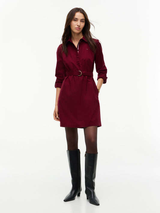 Tommy Hilfiger Belted Oxford Shirtdress