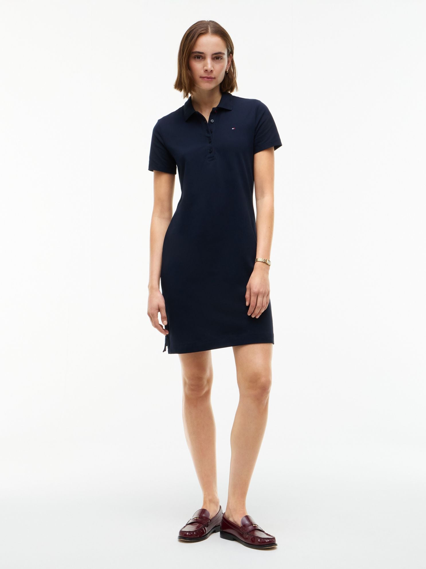 Tommy Hilfiger Classic Fit Stretch Cotton Polo Dress