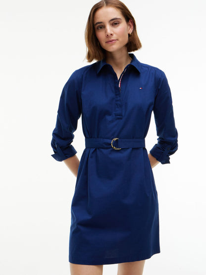 Tommy Hilfiger Belted Oxford Shirtdress