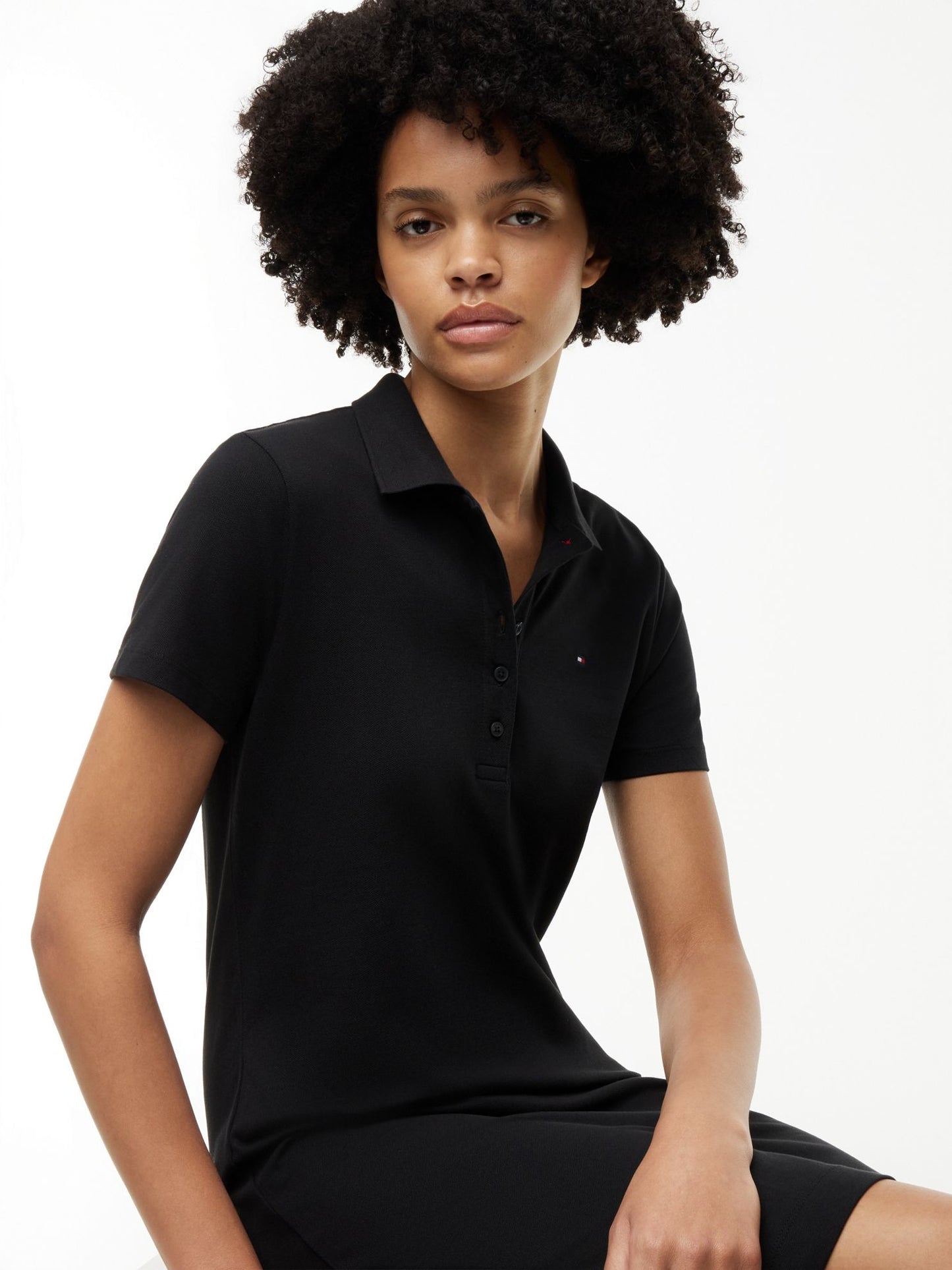 Tommy Hilfiger Classic Fit Stretch Cotton Polo Dress