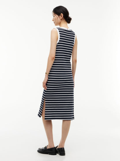Tommy Hilfiger Striped Rib-Knit Tank Dress