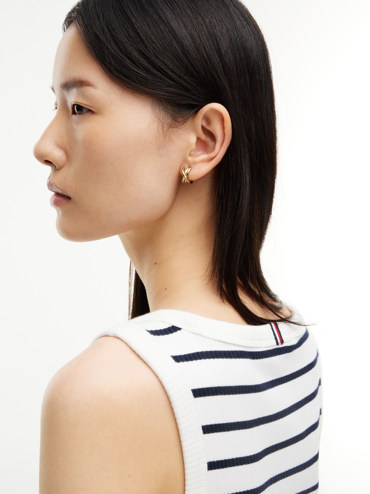 Tommy Hilfiger Striped Rib-Knit Tank Dress