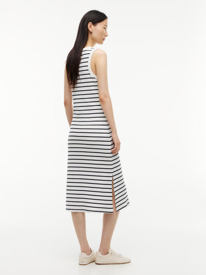 Tommy Hilfiger Striped Rib-Knit Tank Dress