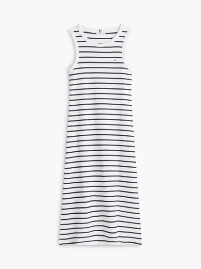 Tommy Hilfiger Striped Rib-Knit Tank Dress