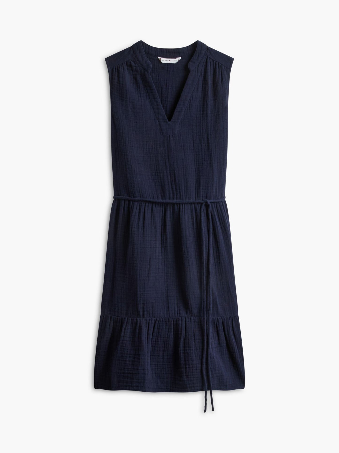 Tommy Hilfiger Tiered Cotton Gauze Mini Dress