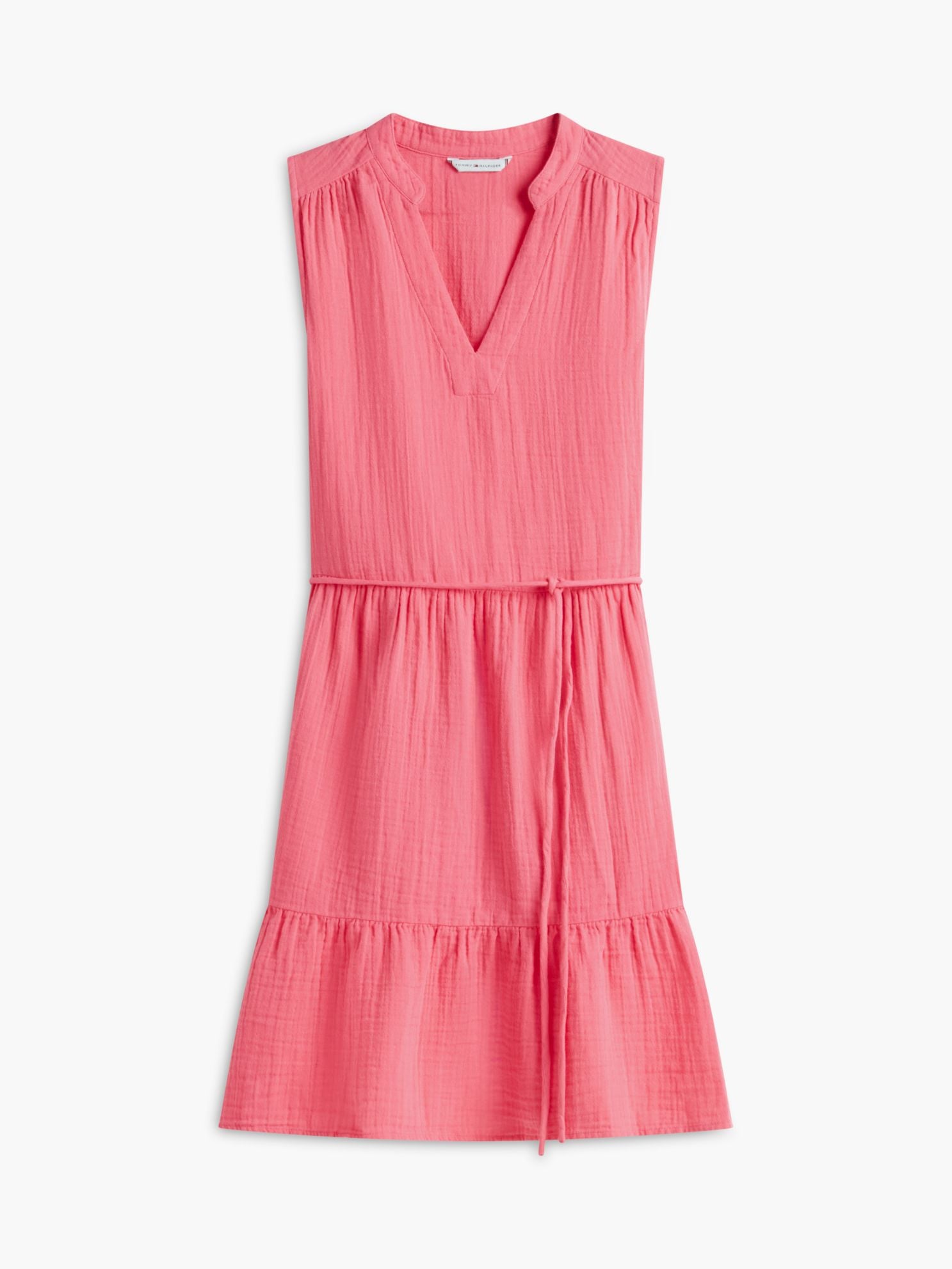 Tommy Hilfiger Tiered Cotton Gauze Mini Dress