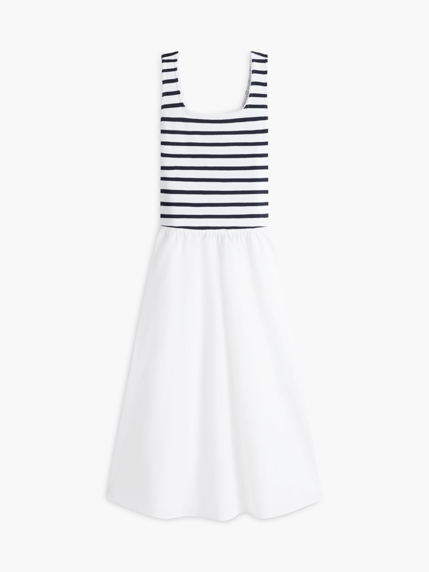 Tommy Hilfiger Striped Mixed-Media Midi Tank Dress