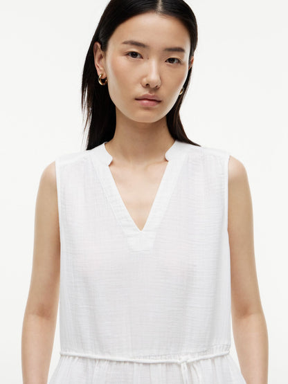 Tommy Hilfiger Tiered Cotton Gauze Mini Dress