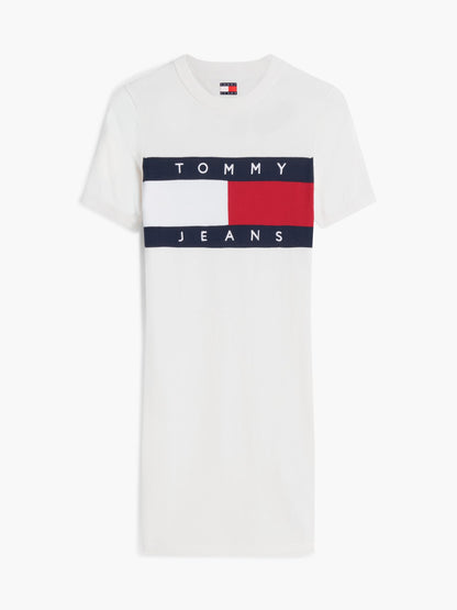 Tommy Hilfiger Tommy Jeans Flag Logo Sweater Dress