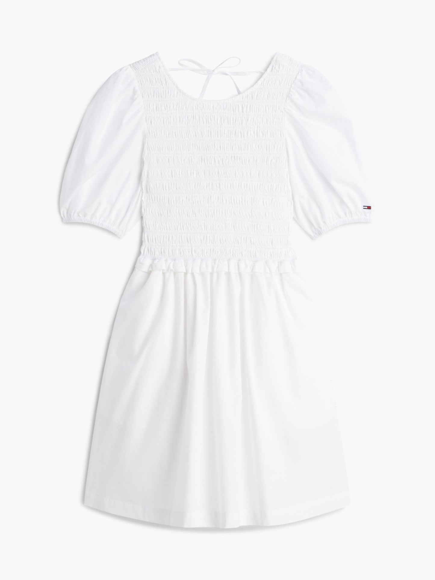 Tommy Hilfiger Tommy Jeans Shirred Poplin Mini Dress