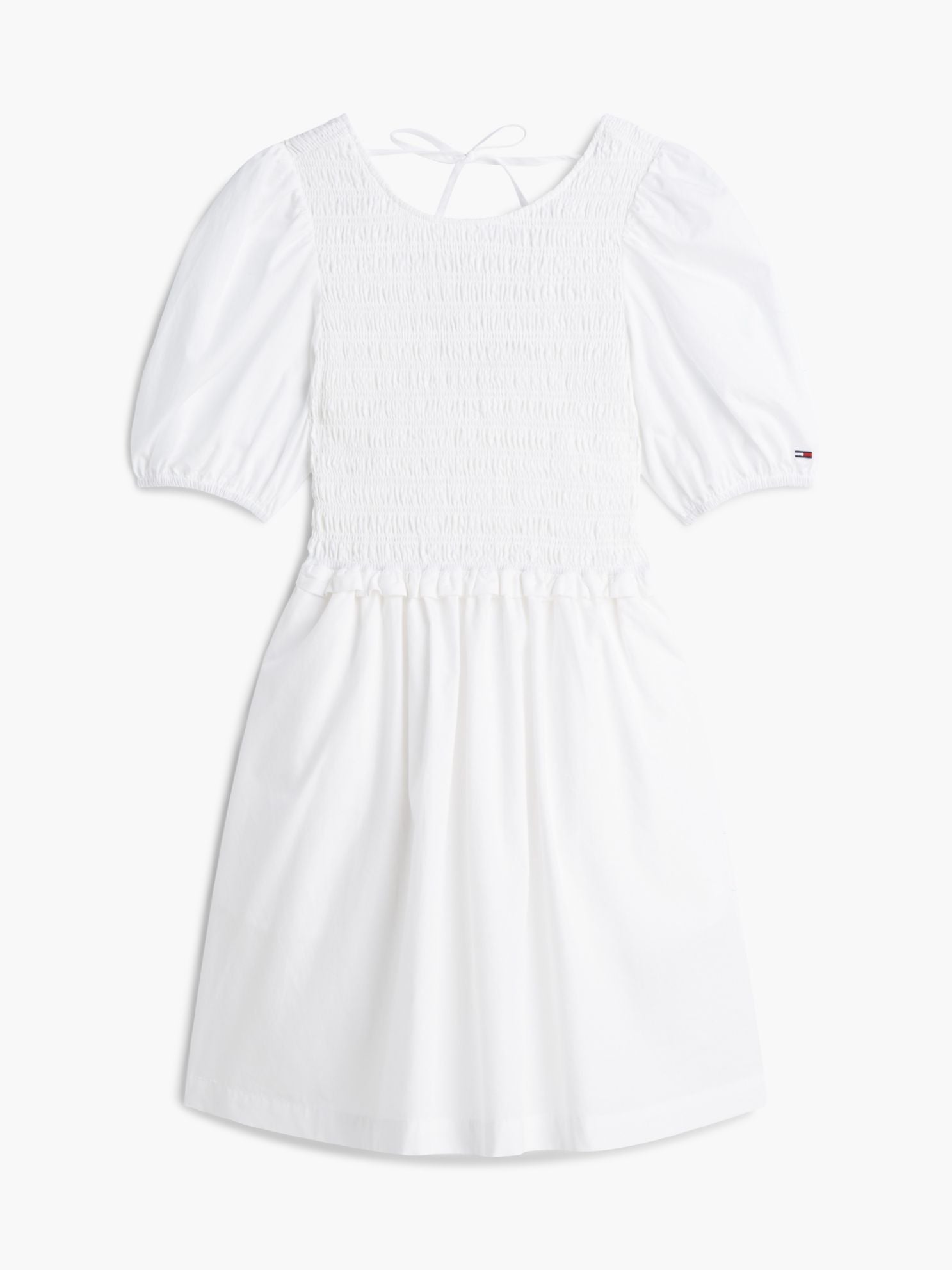 Tommy Hilfiger Tommy Jeans Shirred Poplin Mini Dress