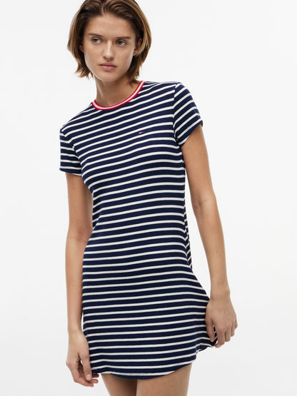 Tommy Hilfiger Tommy Jeans Fit & Flare Mini Dress