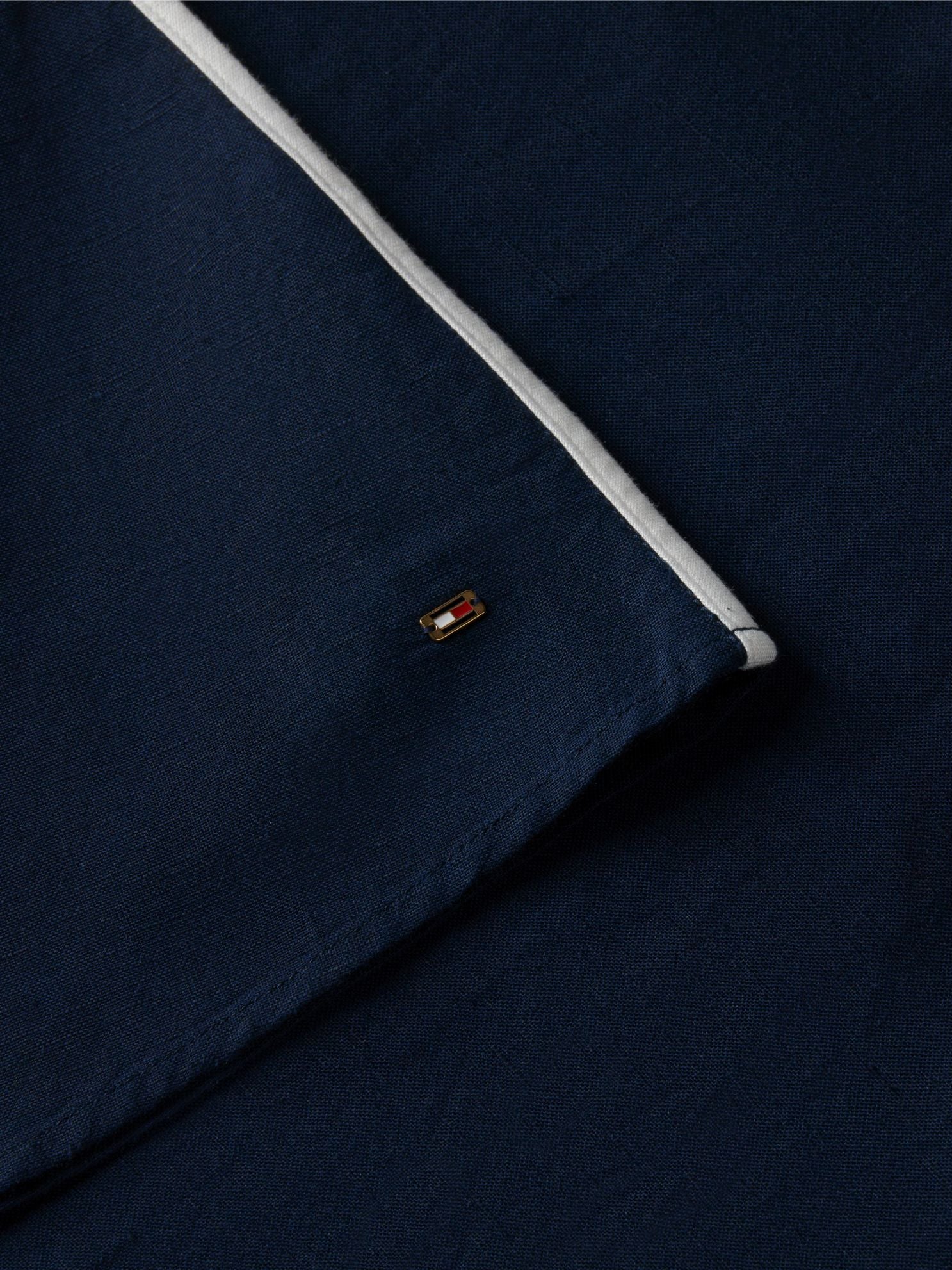 Tommy Hilfiger Nautical Linen-Blend Midi Dress