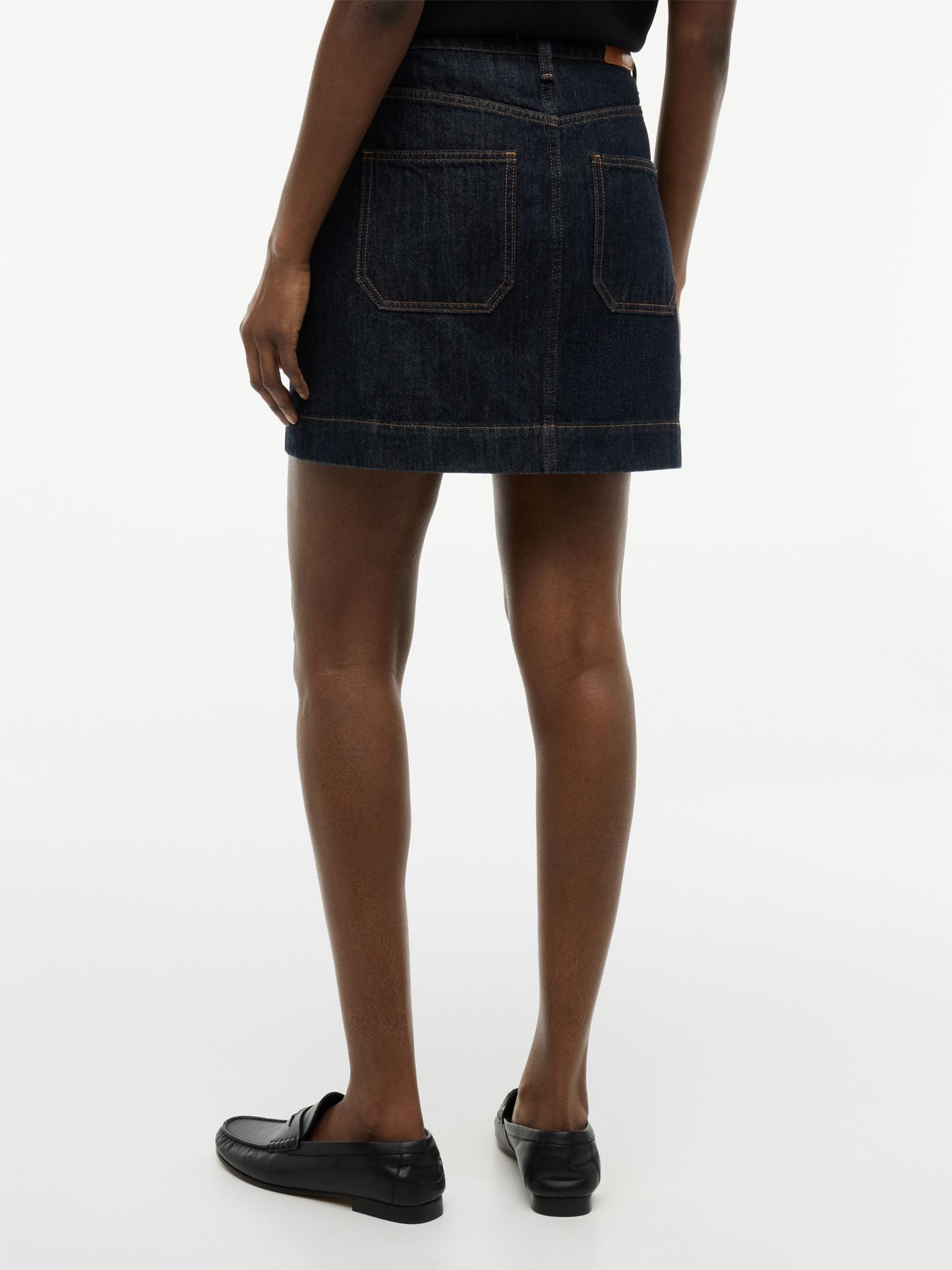 Tommy Hilfiger High-Rise Denim Mini Skirt