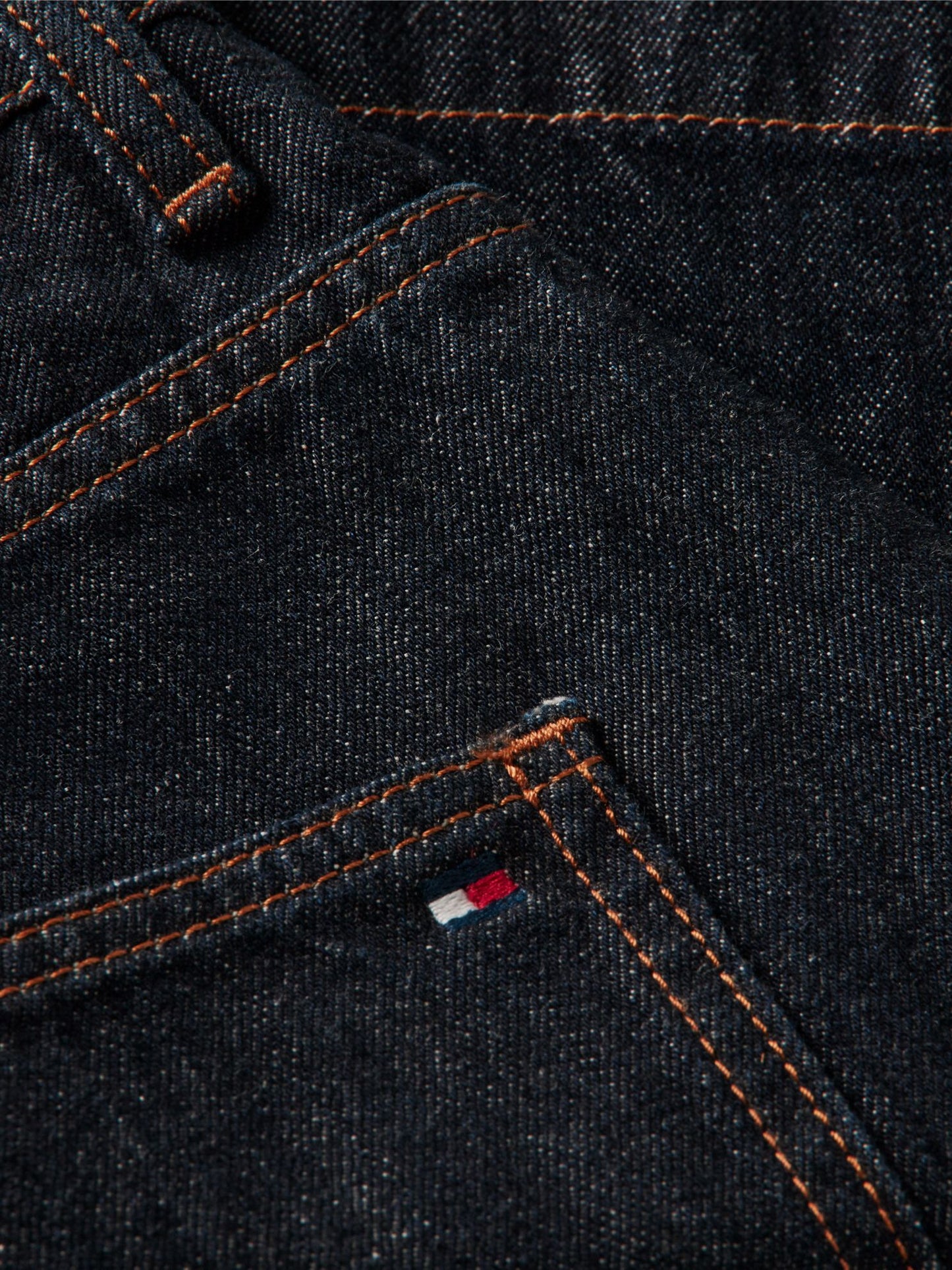Tommy Hilfiger High-Rise Denim Mini Skirt